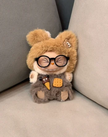 Bear cookie cute labubu doll