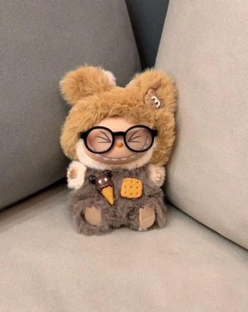 Bear cookie cute labubu doll