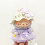 Purple skirt+hat+ice cream cone