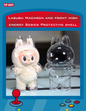 The Monsters Macaron and front high energy Series Protective shell Labubu