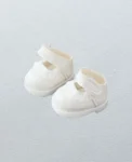 White lace leather shoes