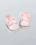 Pink canvas shoes