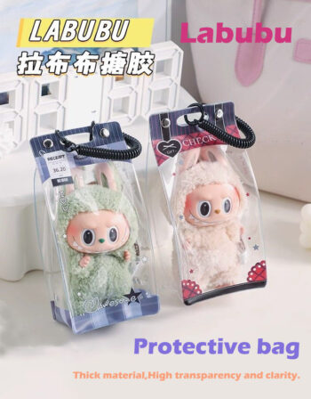 POP MART labubu pendant doll vinyl doll protection bag