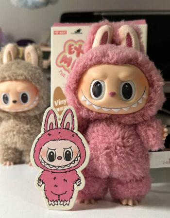 Labubu Monsters Exciting Macaron Series Plush Pendant