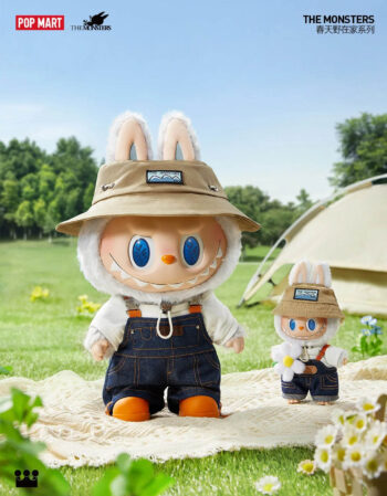 POPMART THE MONSTERS LABUBU Spring wild at home series-sugar gum plush doll