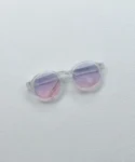 Blue powder gradient glasses