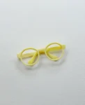 Cream yellow glasses