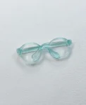 Blue rimmed glasses