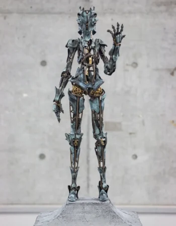 The bronze armor doll